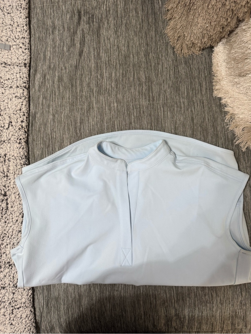 Figs Sky Blue Rafaela Top-XS